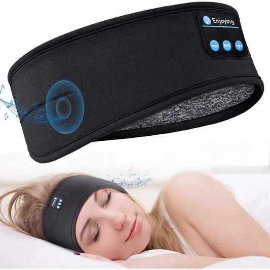 Casque de couchage avec bandeau Bluetooth sans fil