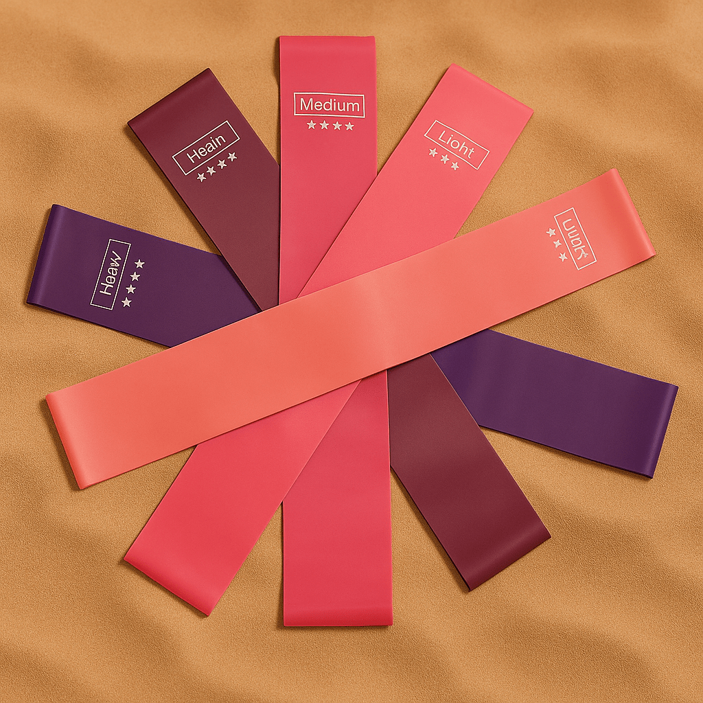 Bandes Fitness Relax (x5) – Renforcement Progressif à Emporter Relax Vallée