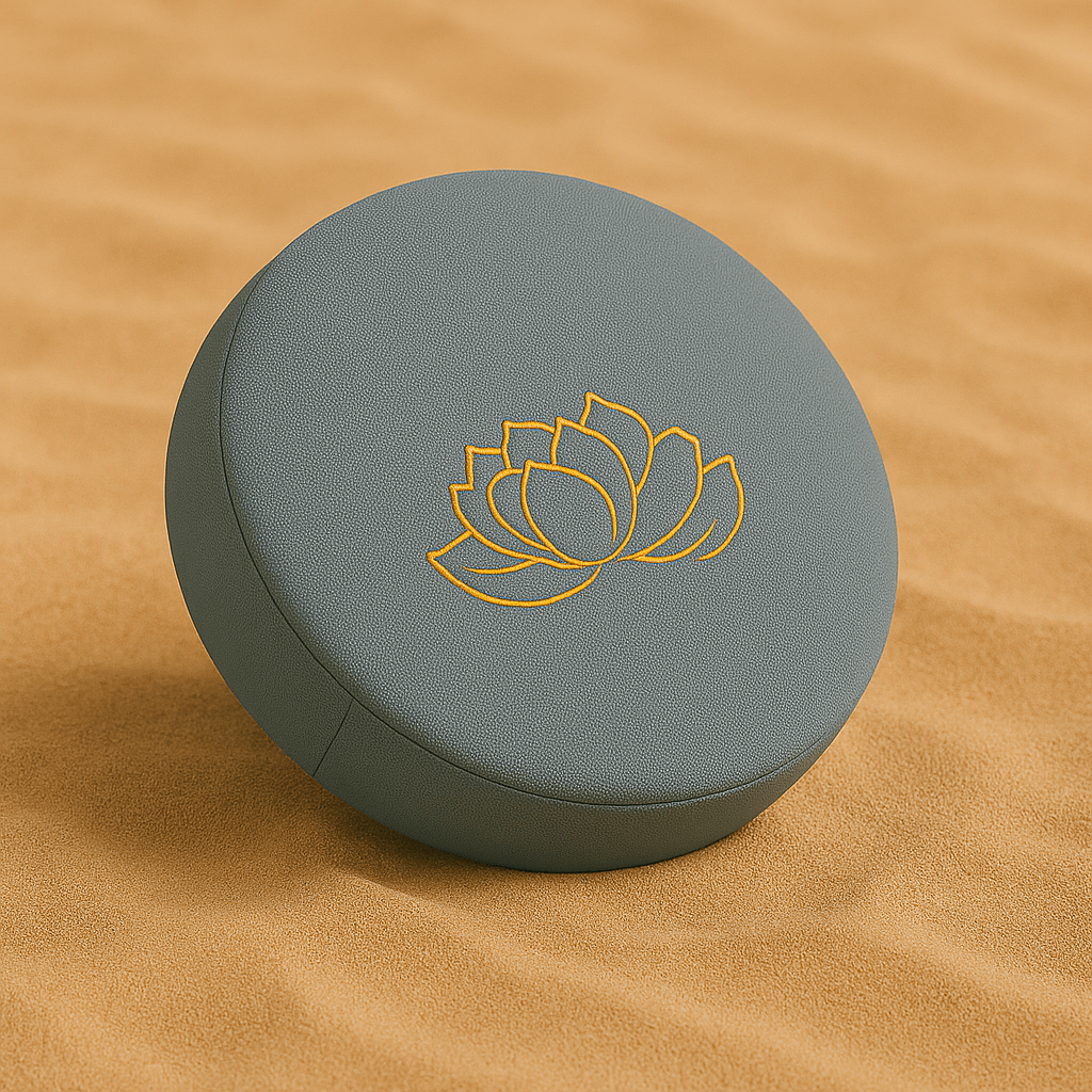 Coussin Zafu en Lin – Assise Stable pour Méditation & Yoga Relax Vallée