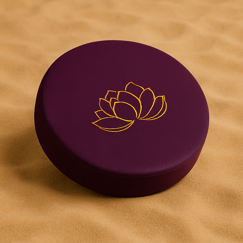 Coussin Zafu en Lin – Assise Stable pour Méditation & Yoga Relax Vallée