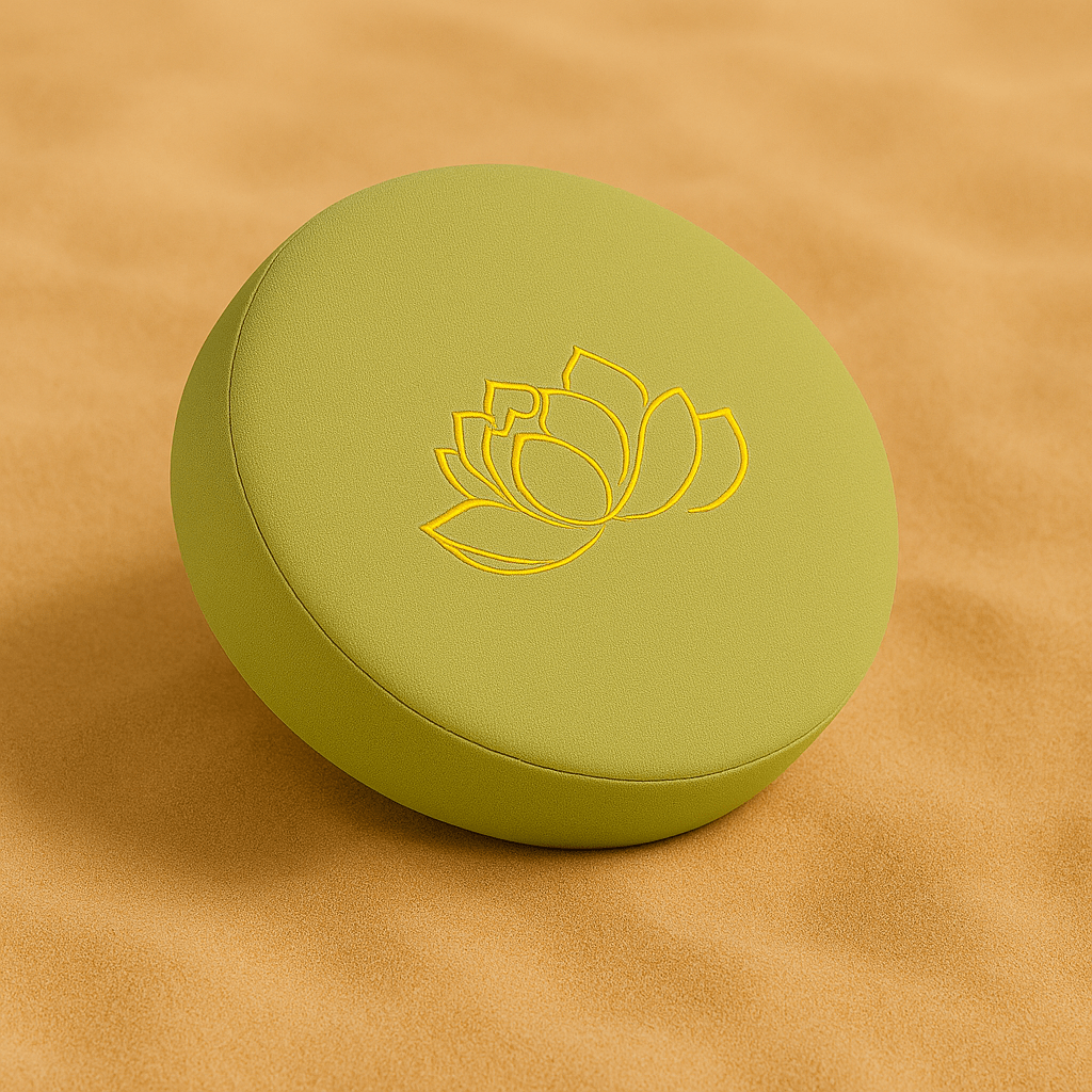 Coussin Zafu en Lin – Assise Stable pour Méditation & Yoga Relax Vallée