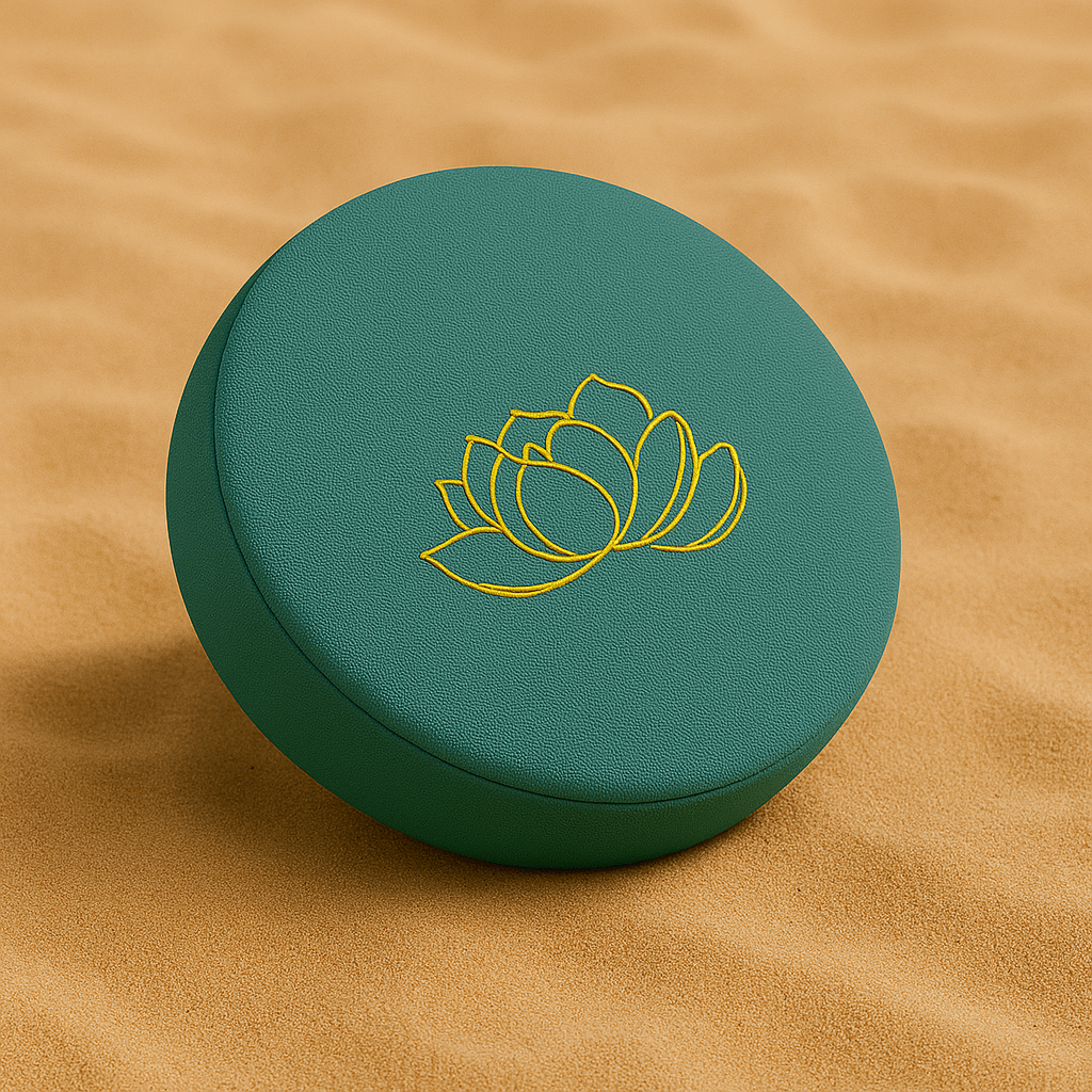 Coussin Zafu en Lin – Assise Stable pour Méditation & Yoga Relax Vallée