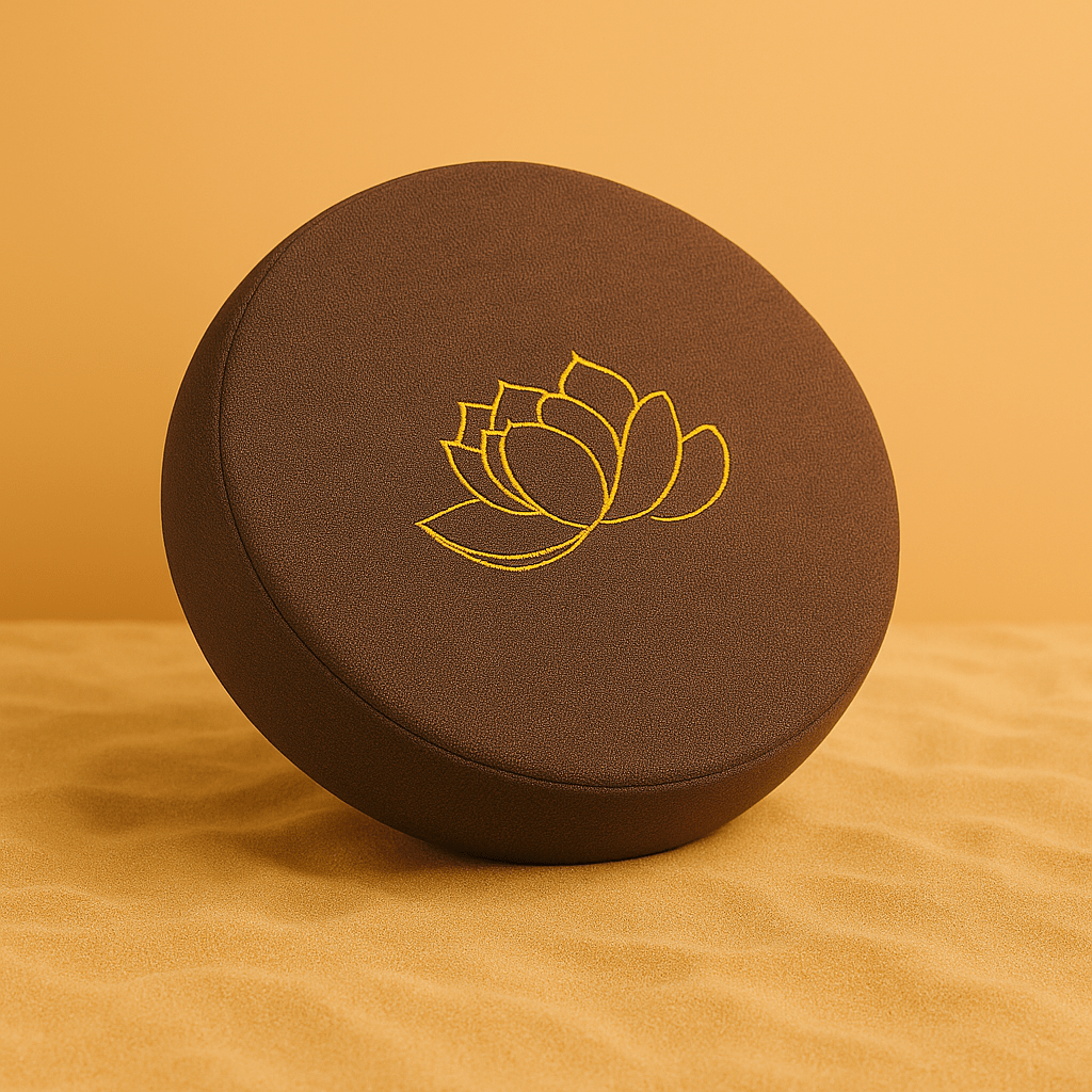 Coussin Zafu en Lin – Assise Stable pour Méditation & Yoga Relax Vallée