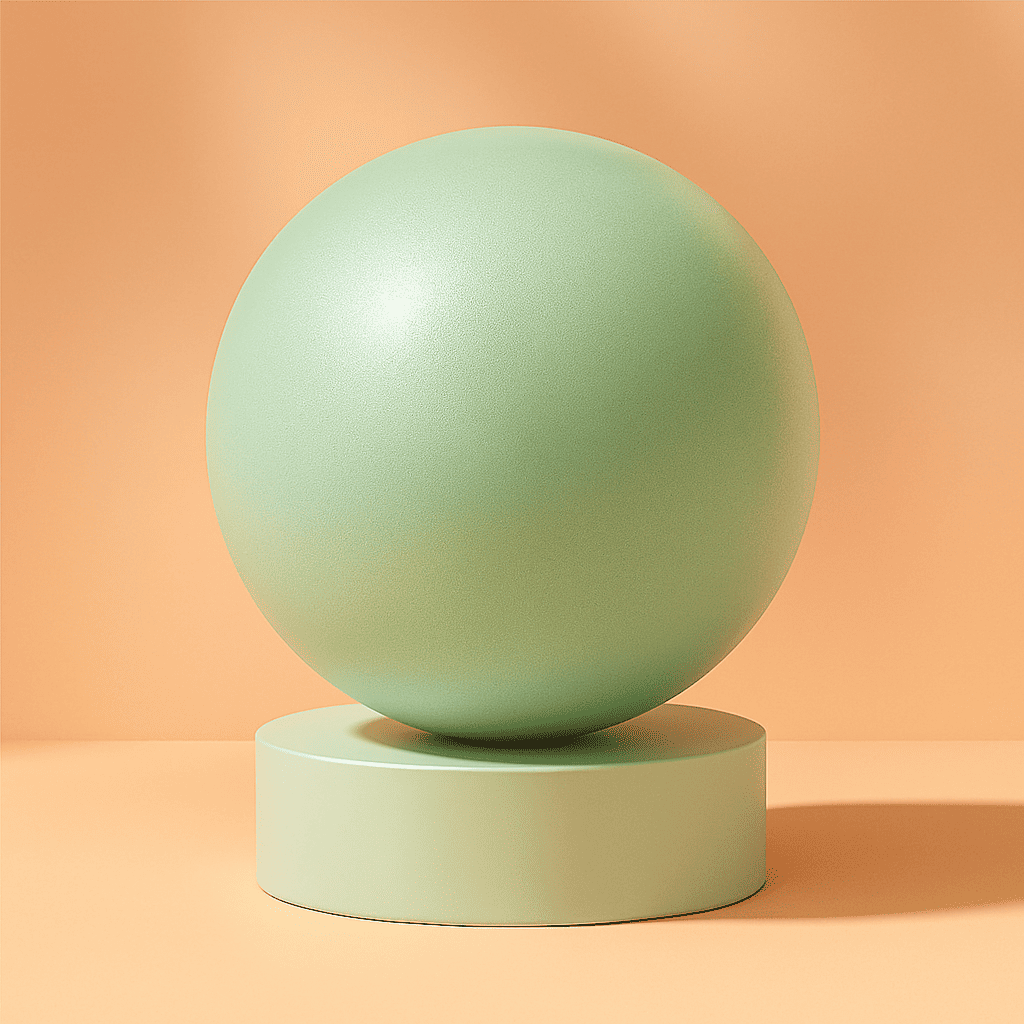 Mini Balle Yoga 25 cm – Tonicité, Équilibre et Gainage à Domicile Relax Vallée