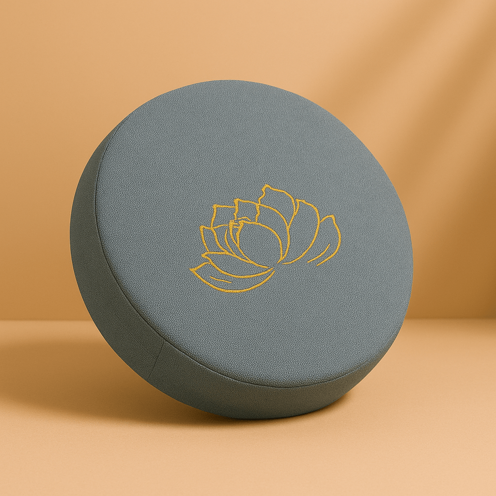 Coussin Zafu en Lin – Assise Stable pour Méditation & Yoga Relax Vallée