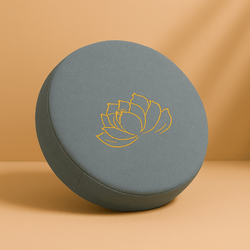 Coussin Zafu en Lin – Assise Stable pour Méditation & Yoga Relax Vallée