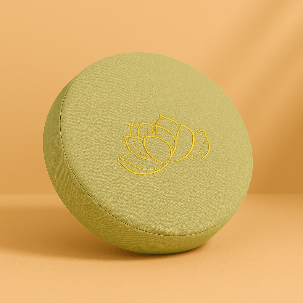 Coussin Zafu en Lin – Assise Stable pour Méditation & Yoga Relax Vallée