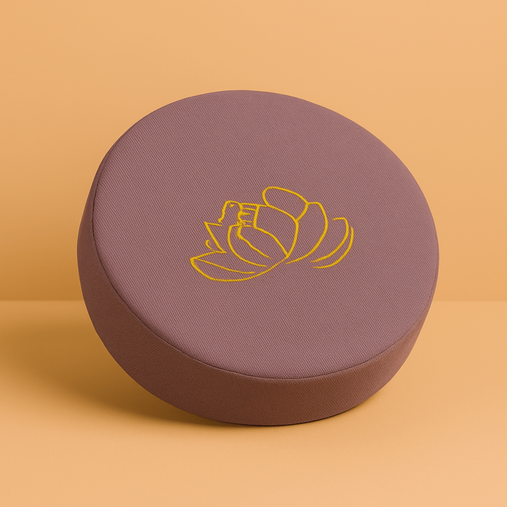 Coussin Zafu en Lin – Assise Stable pour Méditation & Yoga Relax Vallée
