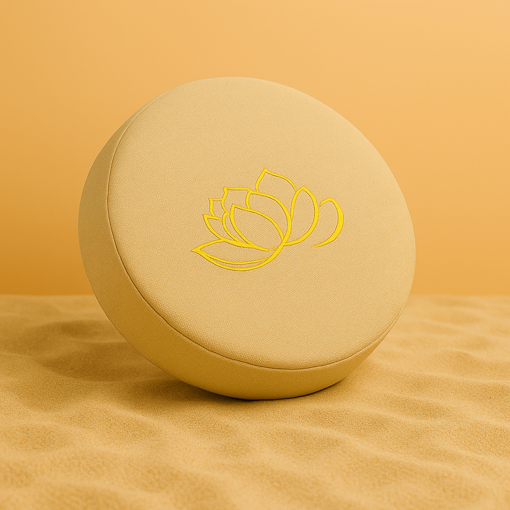 Coussin Zafu en Lin – Assise Stable pour Méditation & Yoga Relax Vallée