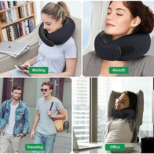 Oreiller cervical en mousse à mémoire de forme de voyage