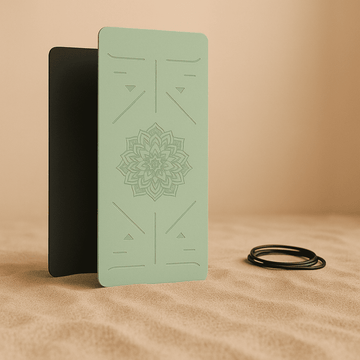Tapis de Yoga Antidérapant avec Marquage – Écologique & Confortable Relax Vallée